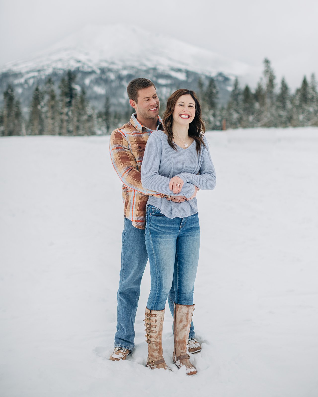 bend engagement session 