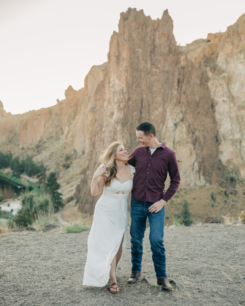 smith rock engagement session 