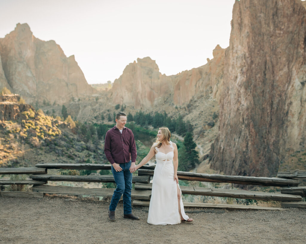 smith rock engagement session 